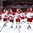 HELSINKI, FINLAND - DECEMBER 27: Team Denmark salutes the crowd after defeating Team Switzerland 2-1 during preliminary round action at the 2016 IIHF World Junior Championship. (Photo by Matt Zambonin/HHOF-IIHF Images)

